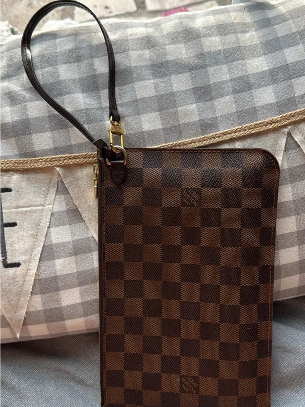 Louis Vuitton Nerverfull pouch damier authentic - Picture 13 of 14